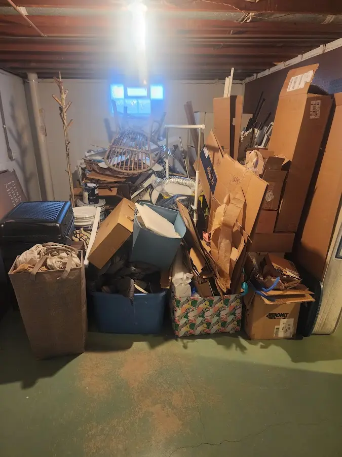 Roll-off dumpster container at job site for Construction Dumpster Rental in Groveland